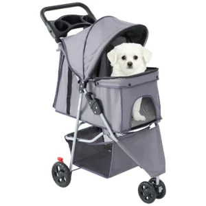 3 Wheel Foldable Pet Stroller
