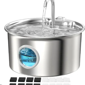 Stainless Steel Pet Water Fountain for Cat